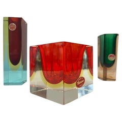 Vases Vintage Murano des années 1970
