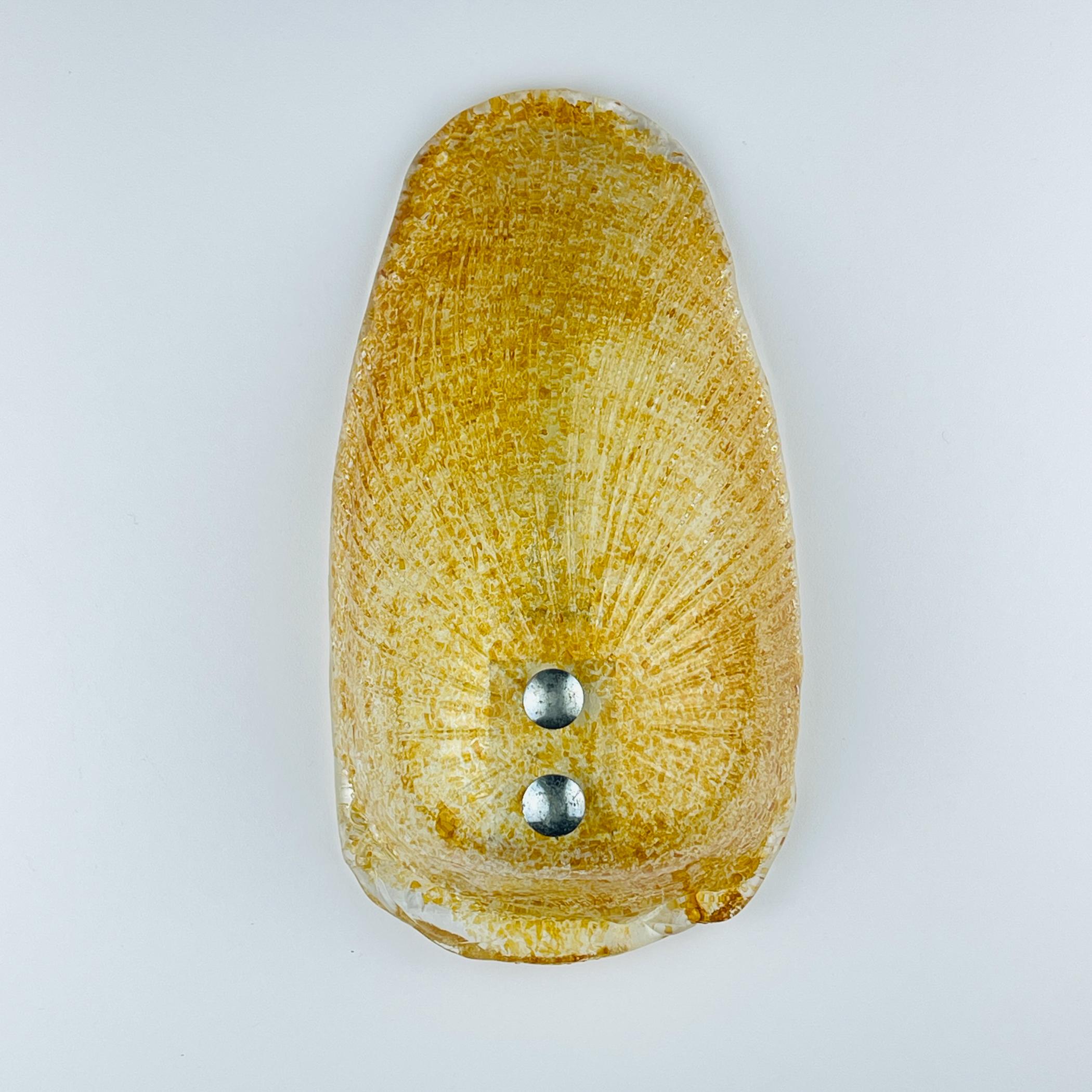 Murano Glass Vintage murano wall lamp, Italy, 1970s For Sale