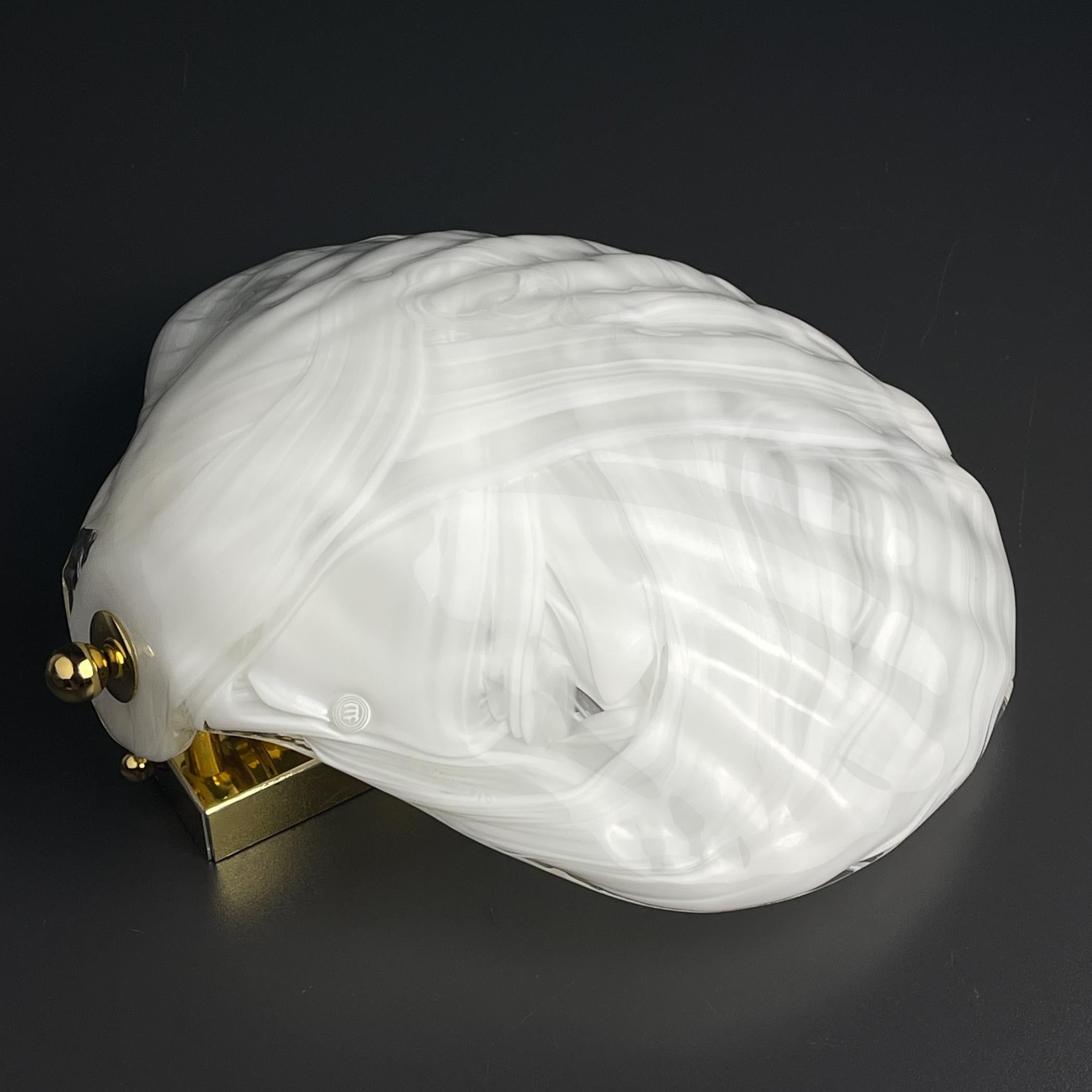 Murano Glass Vintage murano wall lamp Seashell by 
