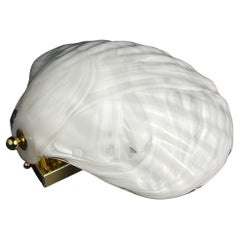 Vintage murano wall lamp Seashell by "La Murrina", Italy 1980s
