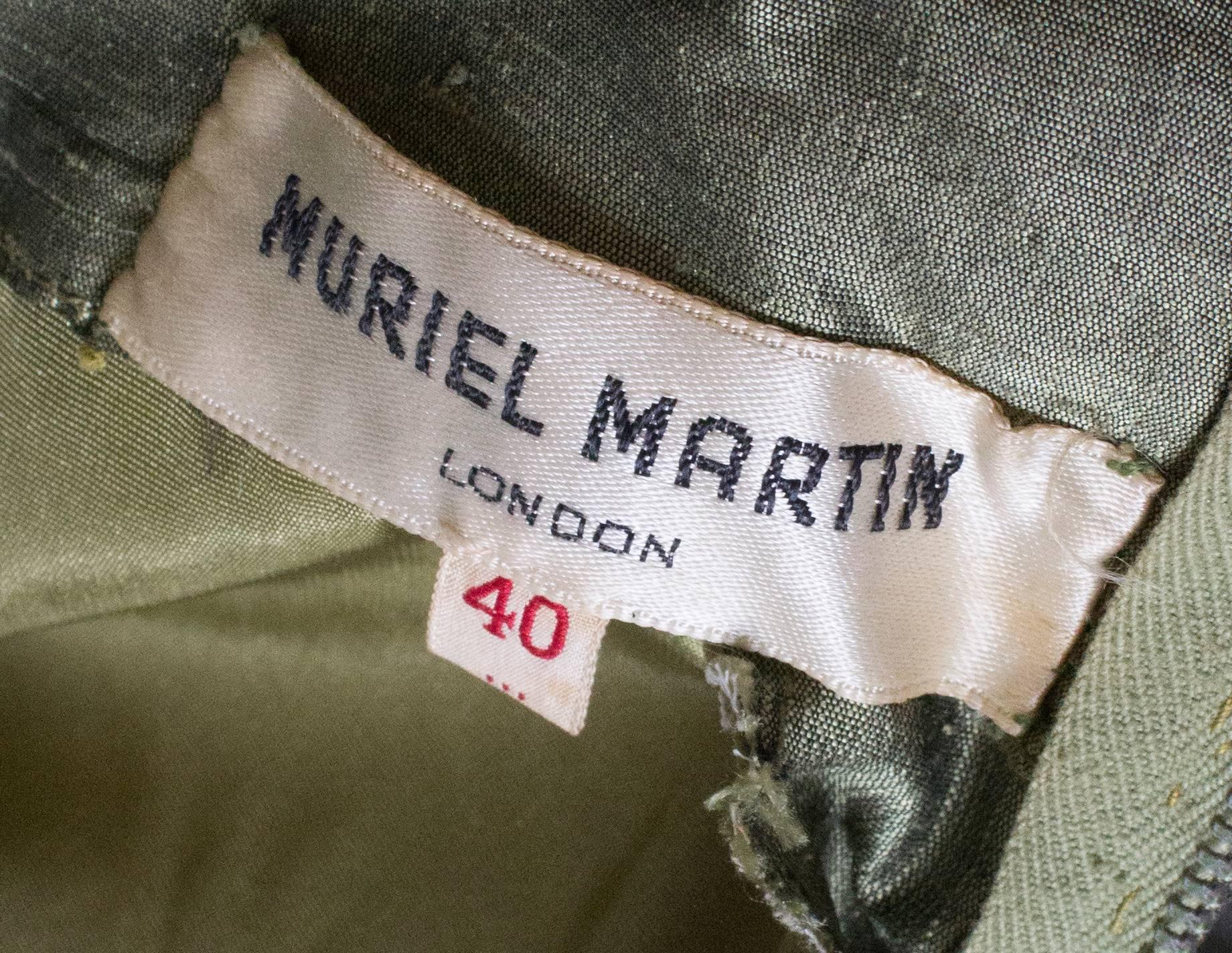 Vintage Muriel Martin For Harvey Nichols Ball Gown In Good Condition For Sale In London, GB