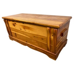 Vintage Murphy Style Cedar Wooden Chest