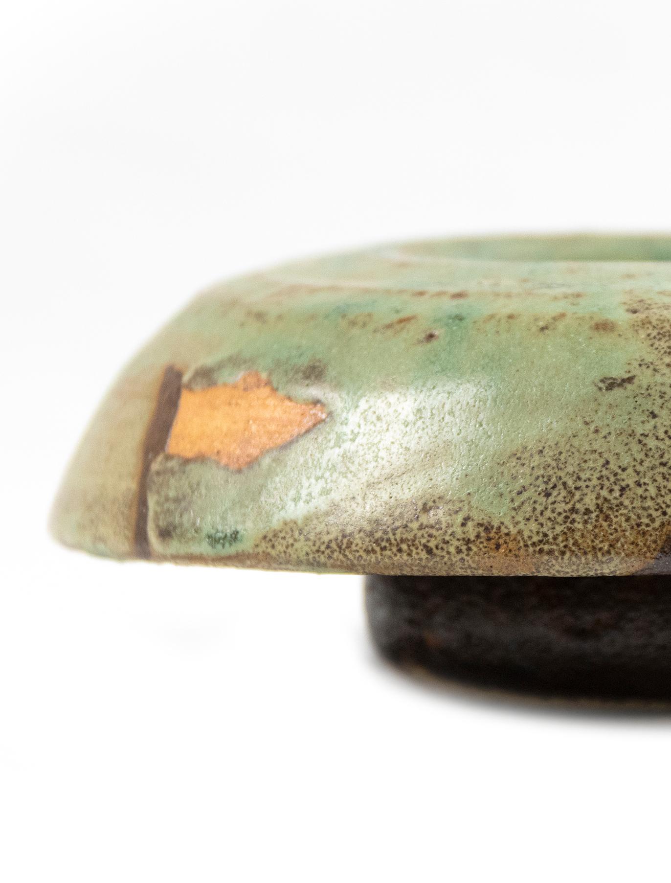 Vase cendrier en fer « Mushroom » vintage, Italie, 1970 Bon état - En vente à Roma, IT