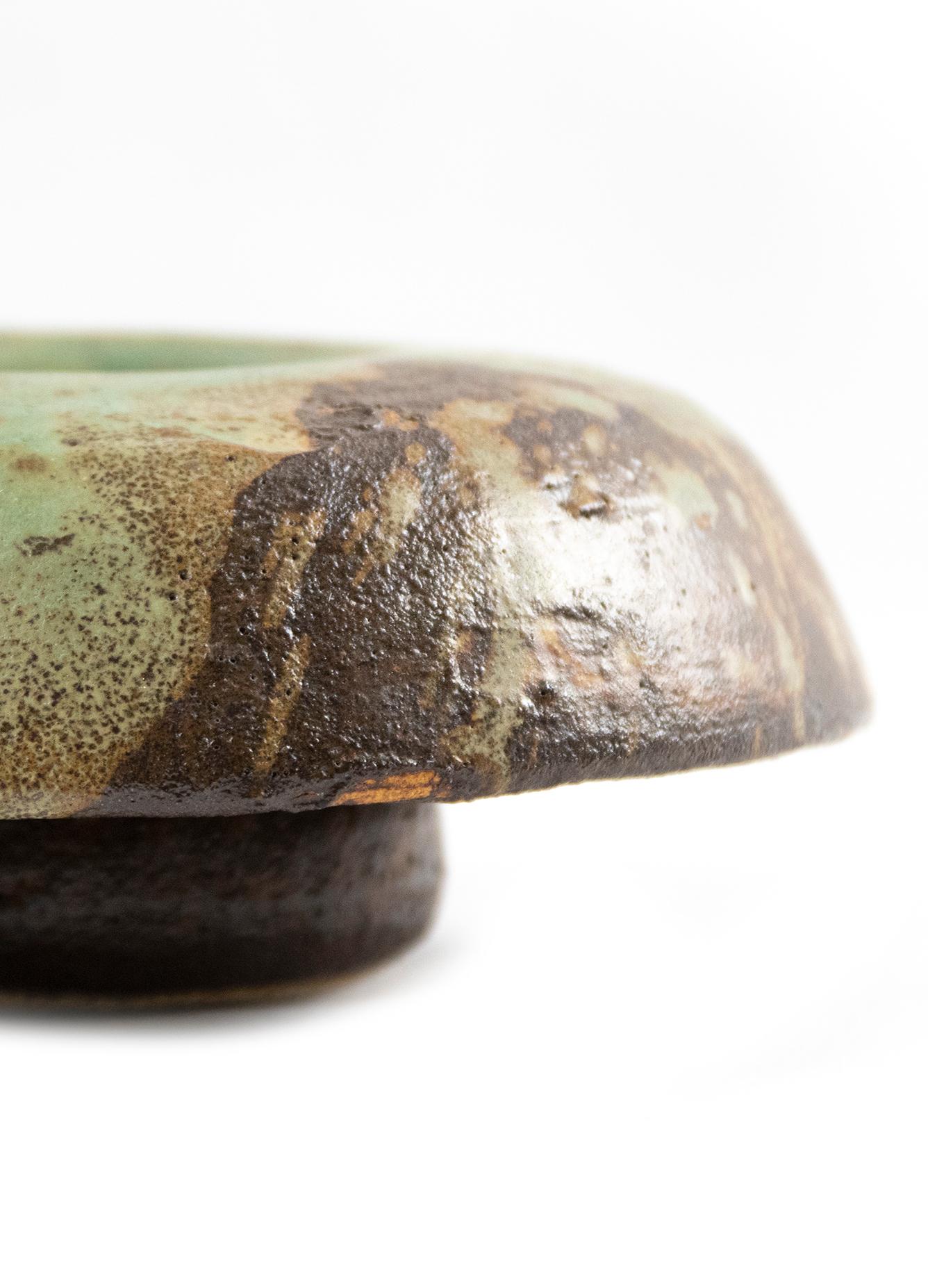Fin du 20e siècle Vase cendrier en fer « Mushroom » vintage, Italie, 1970 en vente