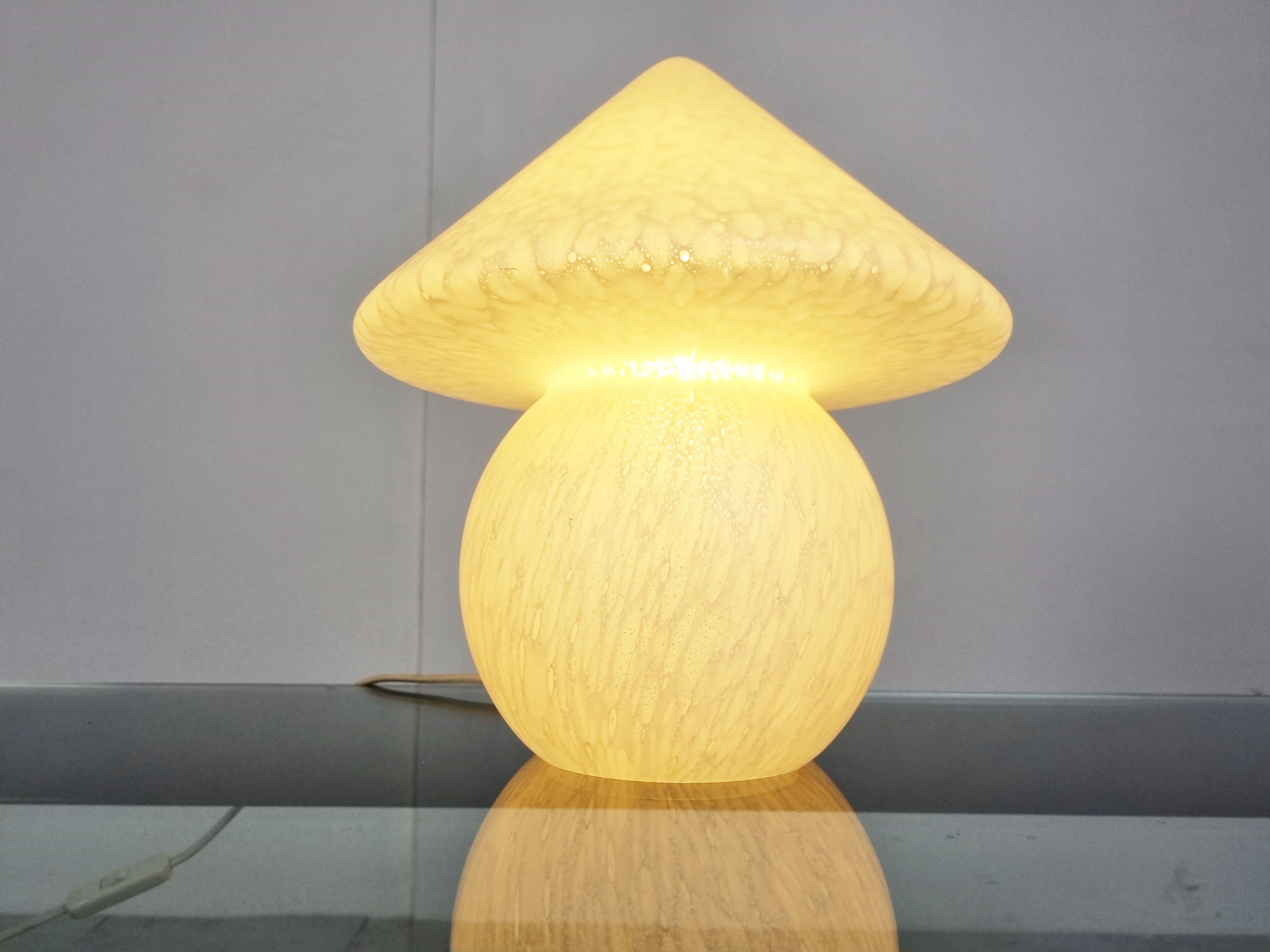 Mid-Century Modern Vintage Mushroom Table Lamp, 1970s For Sale