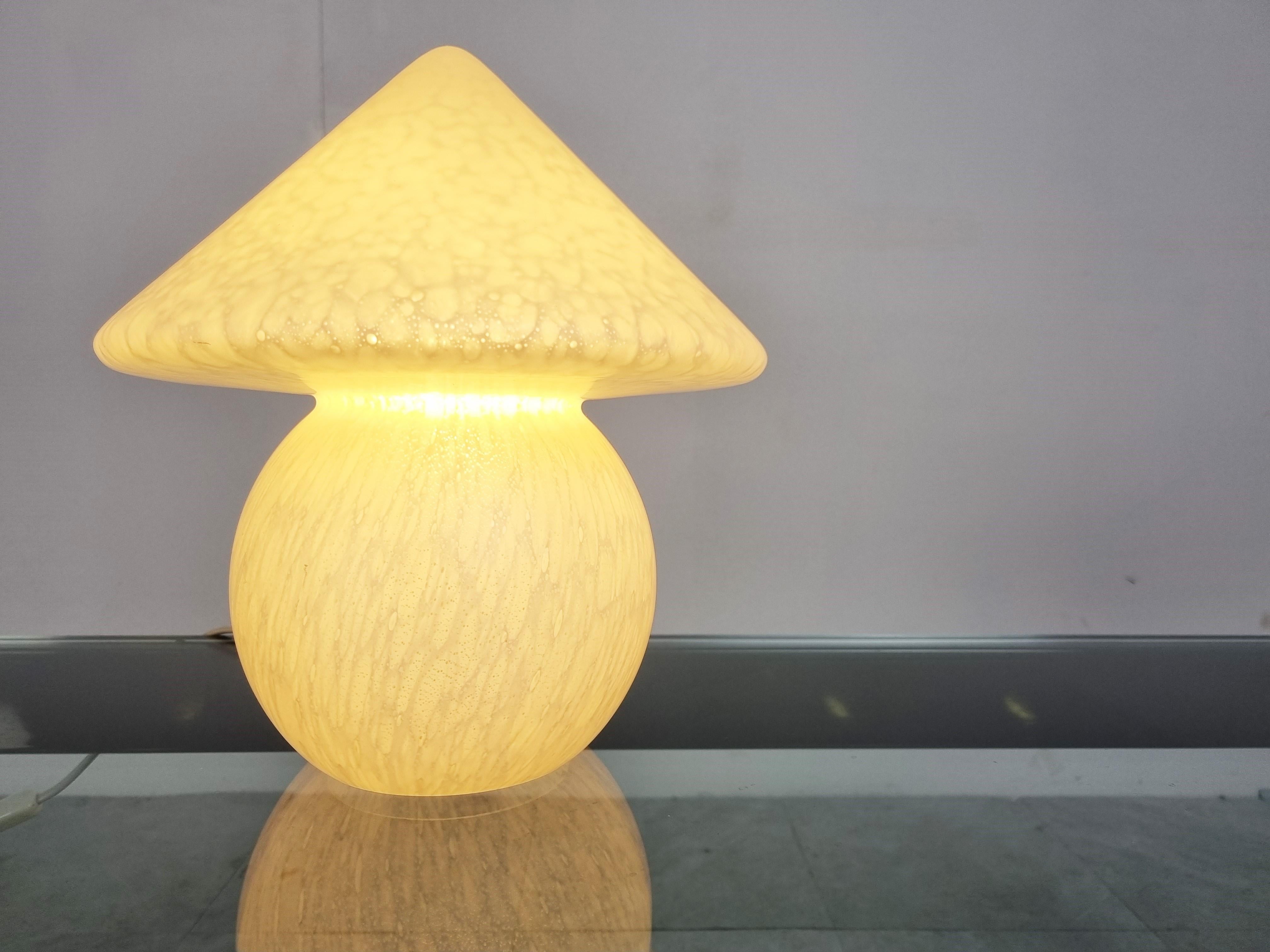 German Vintage Mushroom Table Lamp, 1970s For Sale