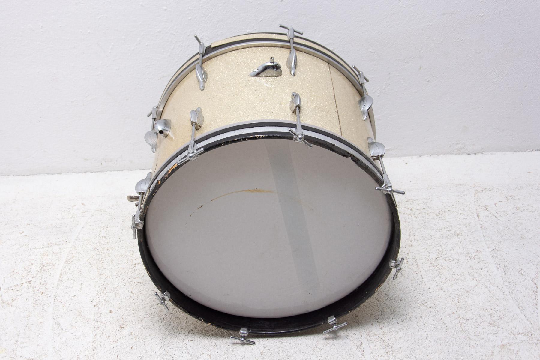 Vintage Music Drum, 1970’s, Czechoslovakia For Sale 4