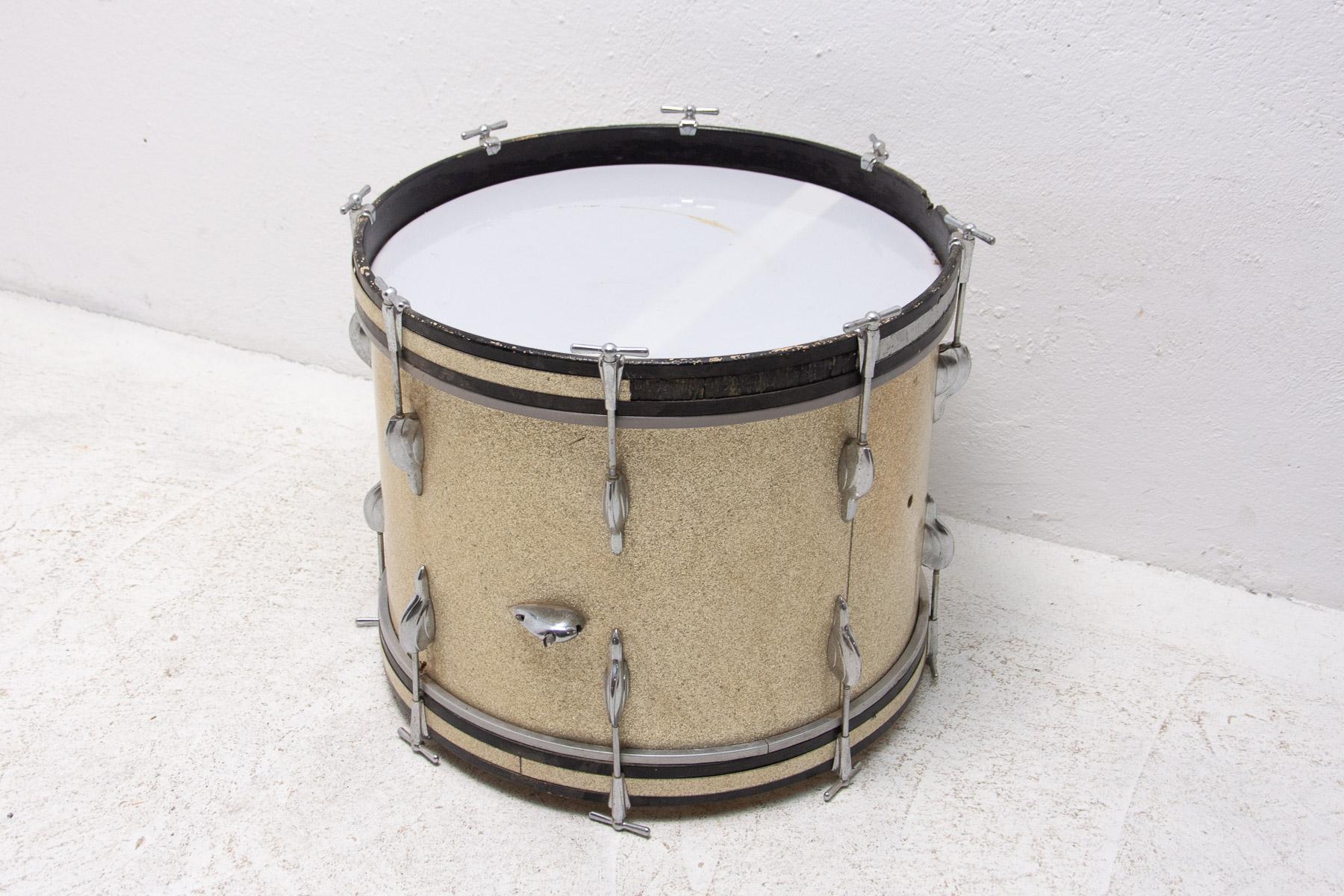20th Century Vintage Music Drum, 1970’s, Czechoslovakia For Sale