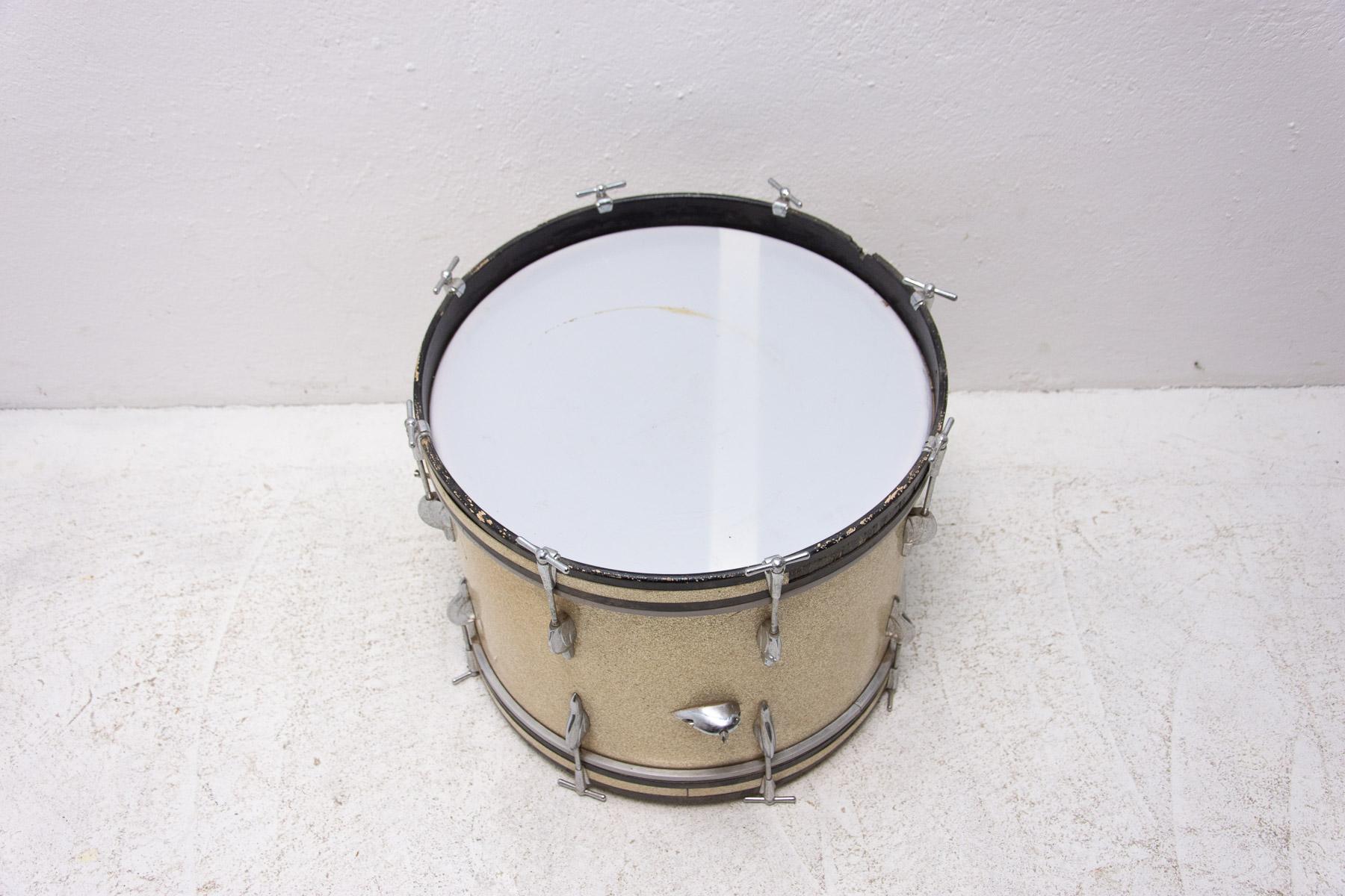Vintage Music Drum, 1970’s, Czechoslovakia For Sale 2