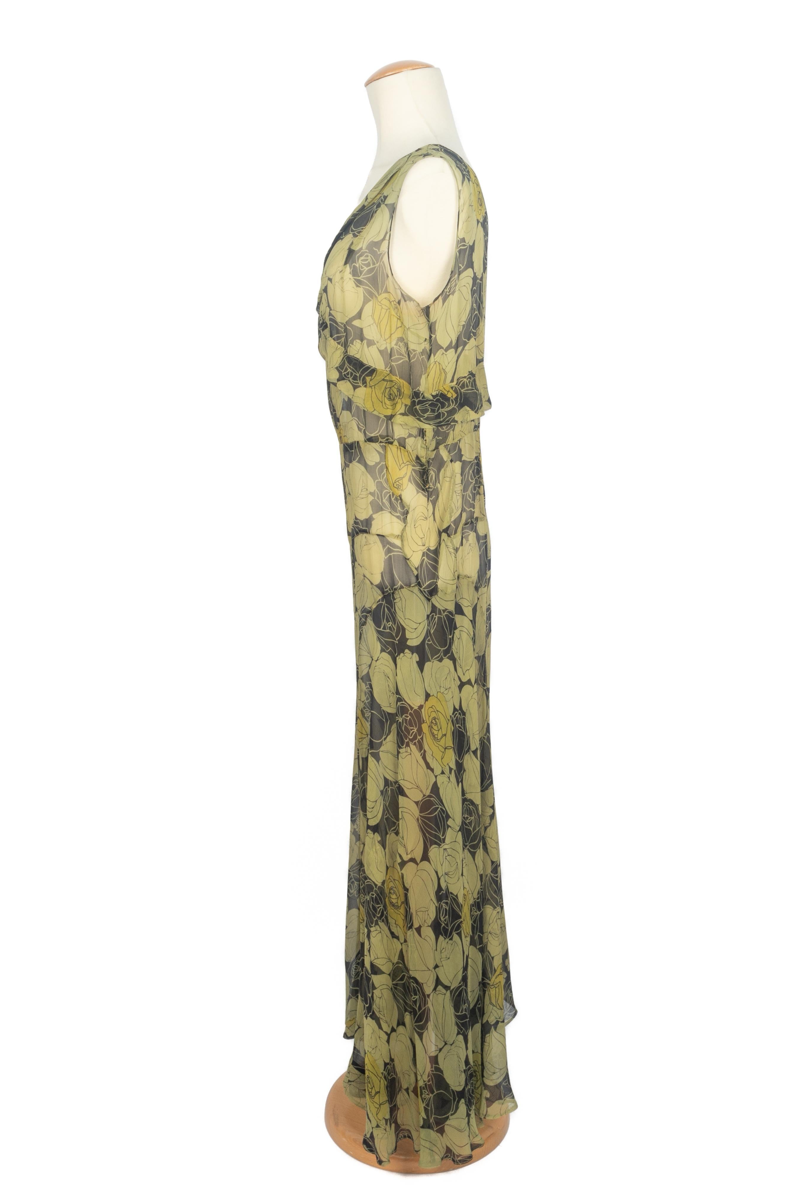 Vintage Musselin Kleid im Angebot 2