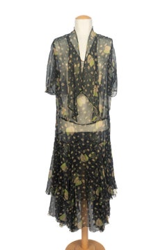 Vintage Musselin Kleid