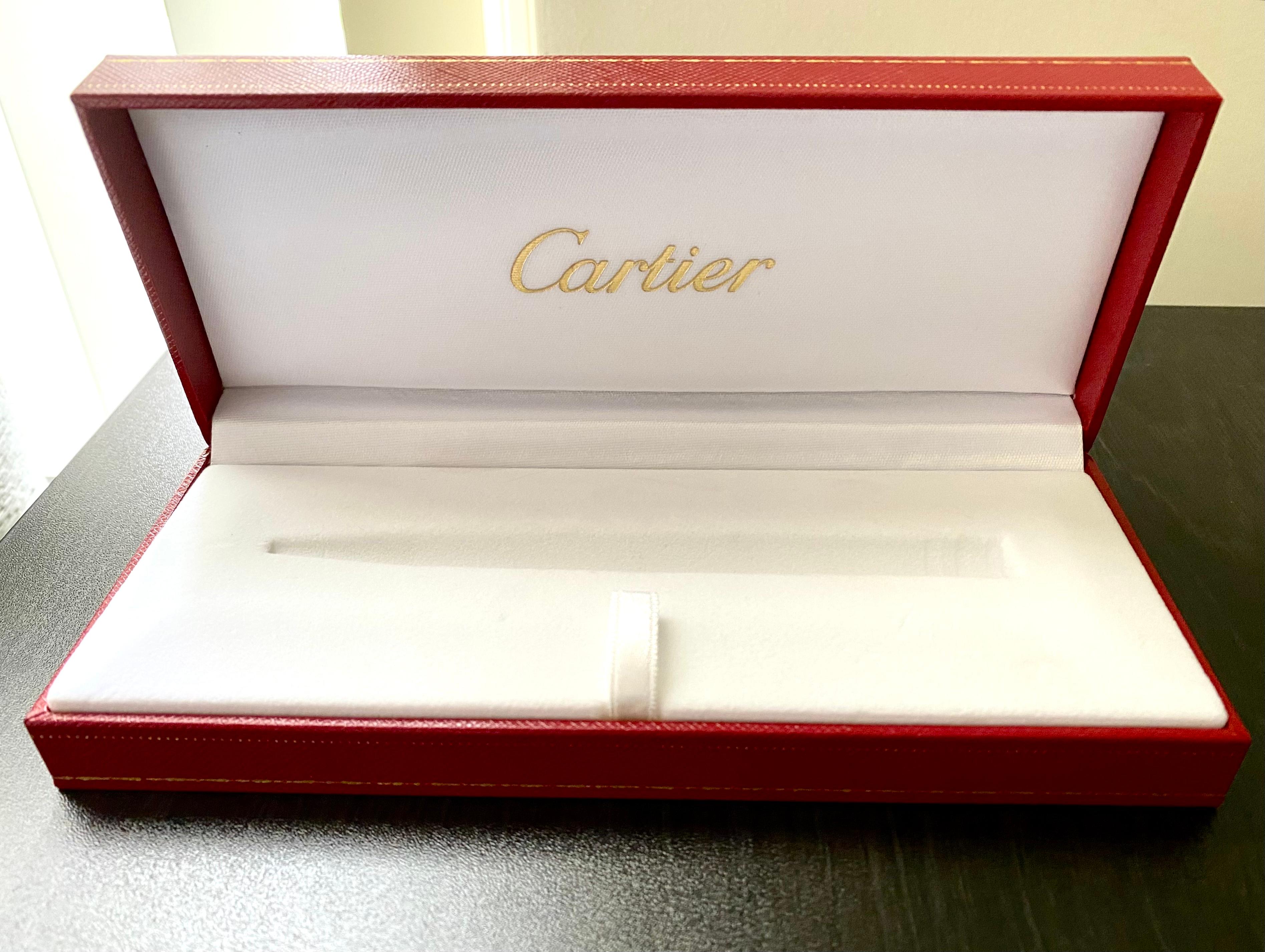 Vintage Must De Cartier Gold Plated Ballpoint Pen 5