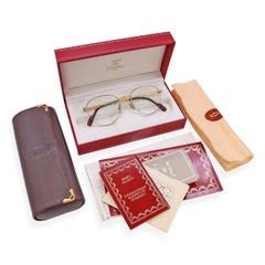 Vintage must de Cartier Gold Vermeil Eyeglasses Ref. T8100166