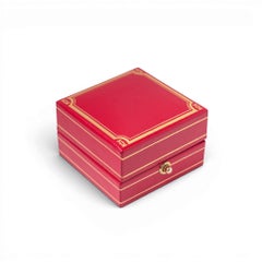 Vintage Must de Cartier Square Ring Box, 1970s