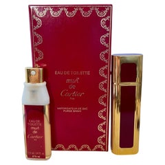 Vintage Must De Cartier* Vaporisateur Purse Spray 7.5 ML 1/4 FL OZ, Empty, Rare