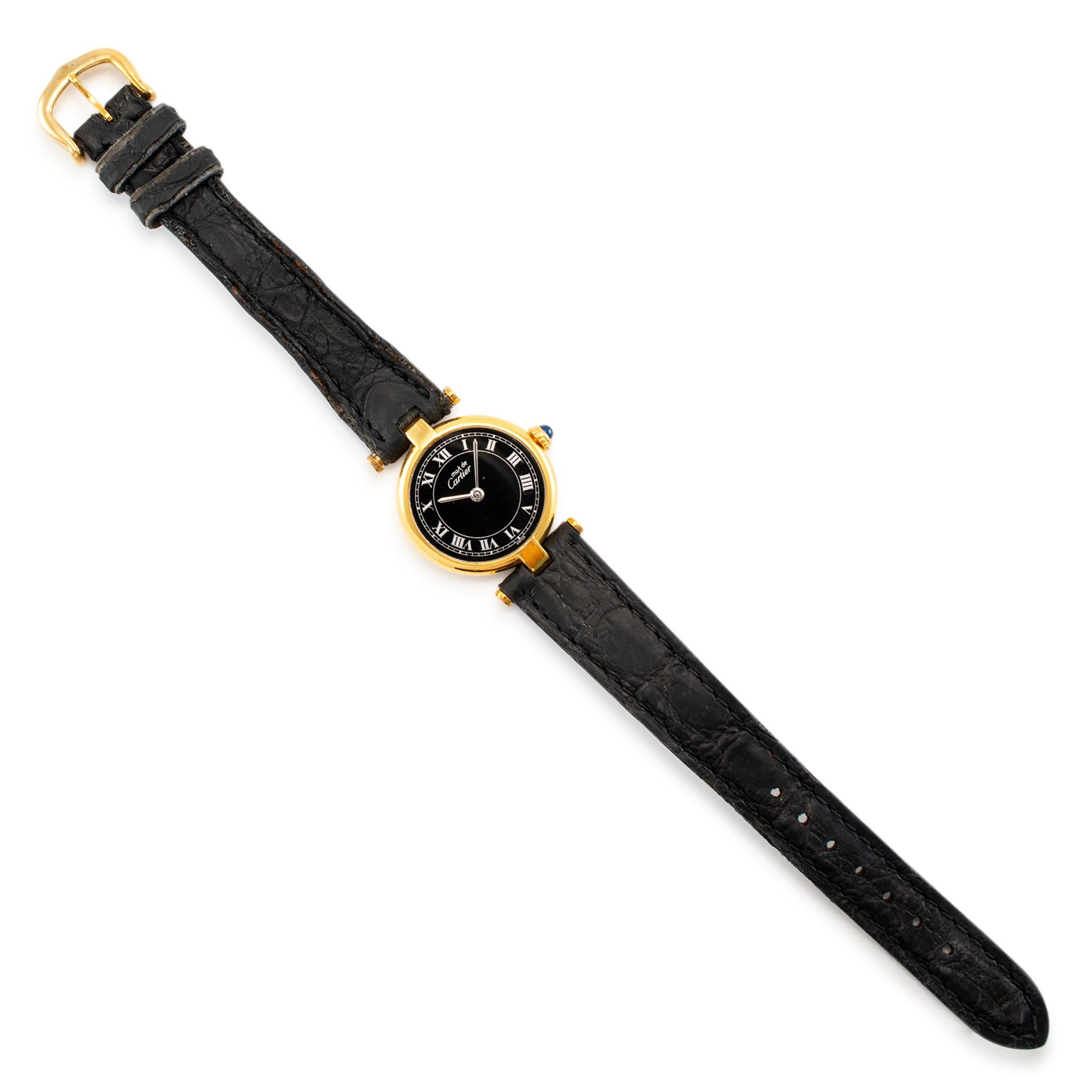 must de cartier orologio donna vintage