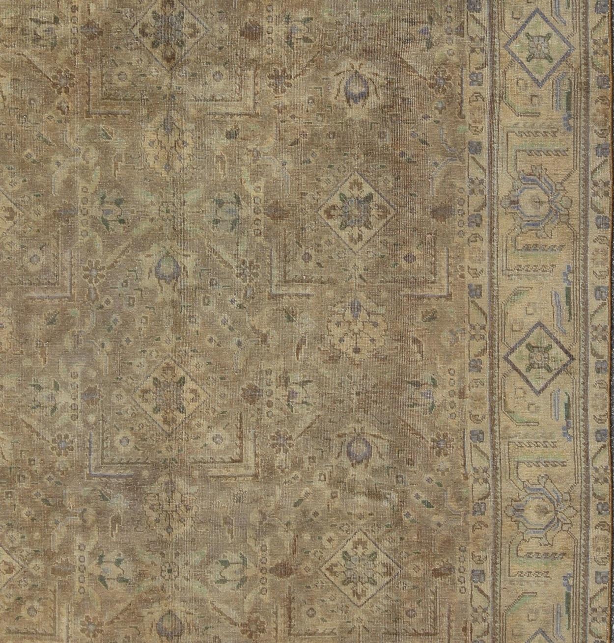 muted persian rug