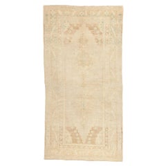 Vintage Turkish Oushak Rug, Subtle Shibui Meets Quiet Sophistication