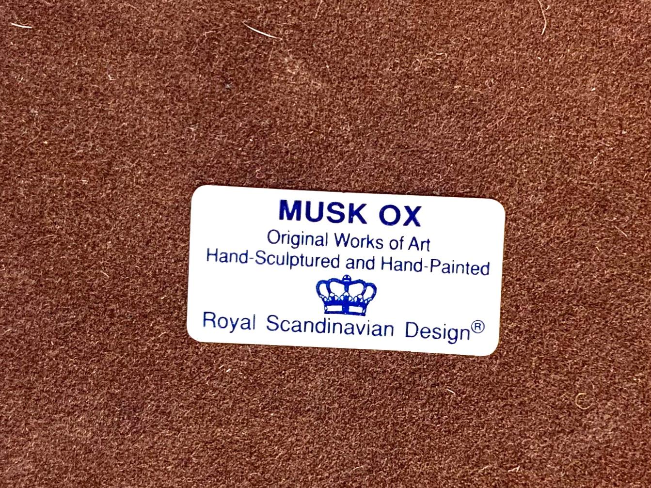 Mysk-Ox-Skulptur von Royal Scandinavian (Keramik) im Angebot
