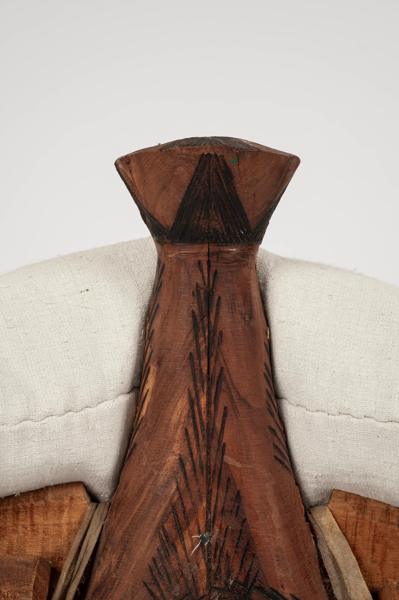 Vintage N. Afican Middle East Camel Saddle Stool en vente 1