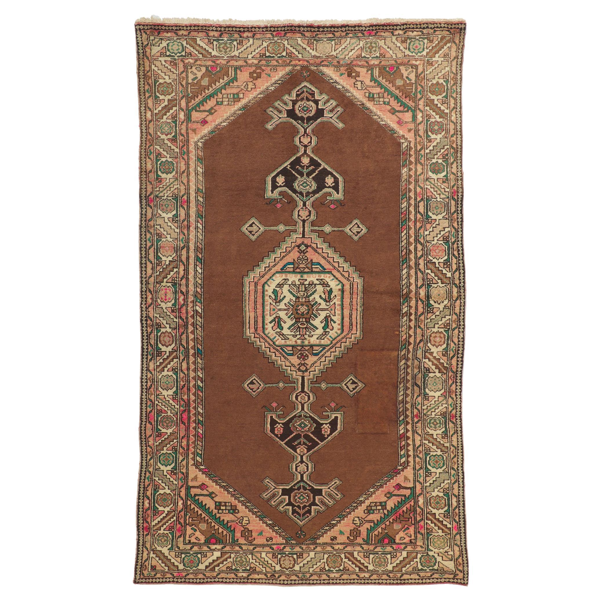 Alfombra persa Nahavand Hamadan de 1940 de estilo tribal