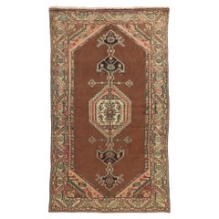 1940's Persian Nahavand Hamadan Carpet with Tribal Style