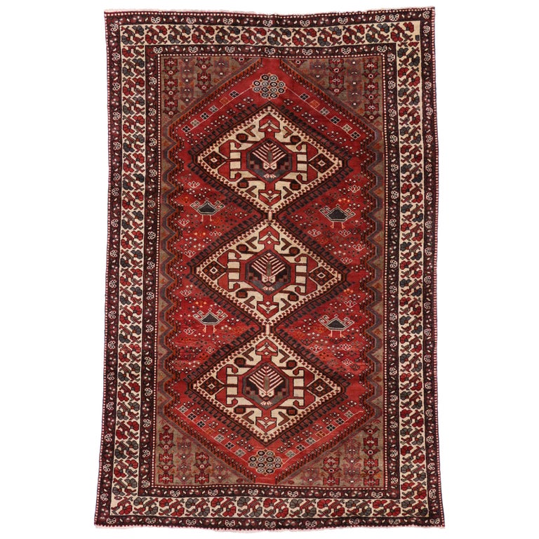 Vintage Nahavand Hamadan Persian Area Rug with Tribal Style For Sale at ...