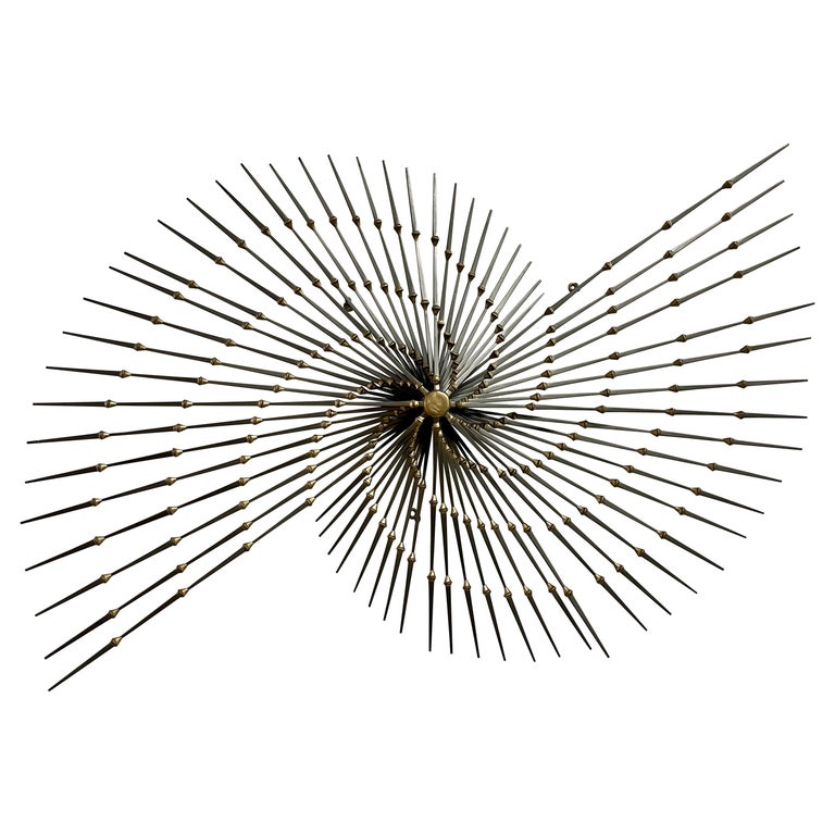 Vintage Nail Sculpture Wall Art at 1stDibs