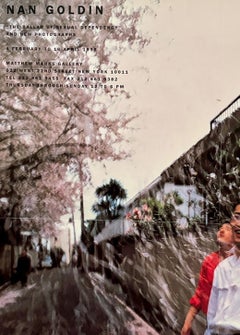 Cartel vintage de la exposición de Nan Goldin de 1995