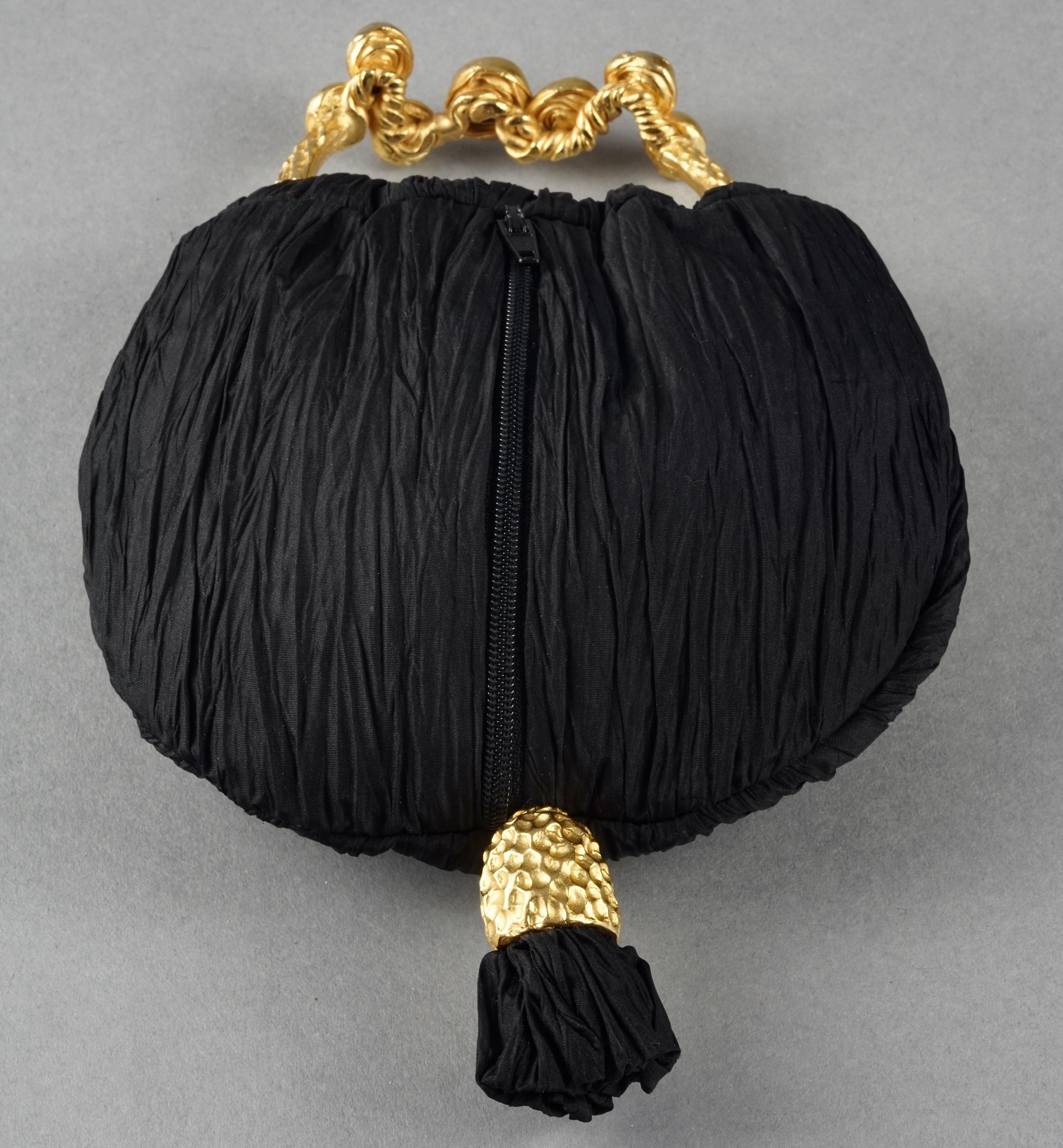 Bolso Vintage NANCY BACICH Plisado Estilizado Pulsera 7
