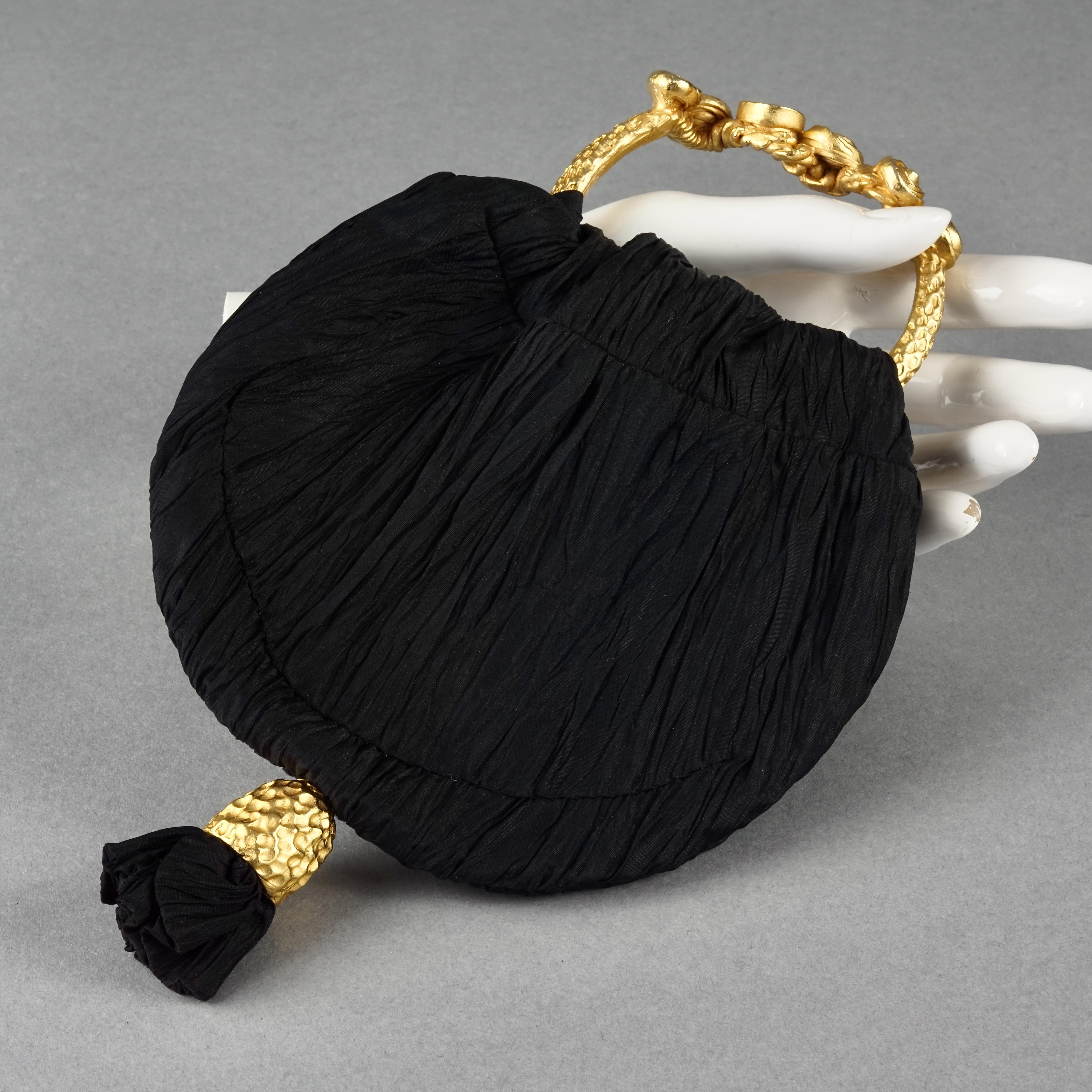 Bolso Vintage NANCY BACICH Plisado Estilizado Pulsera en Excelente Estado en Kingersheim, Alsace
