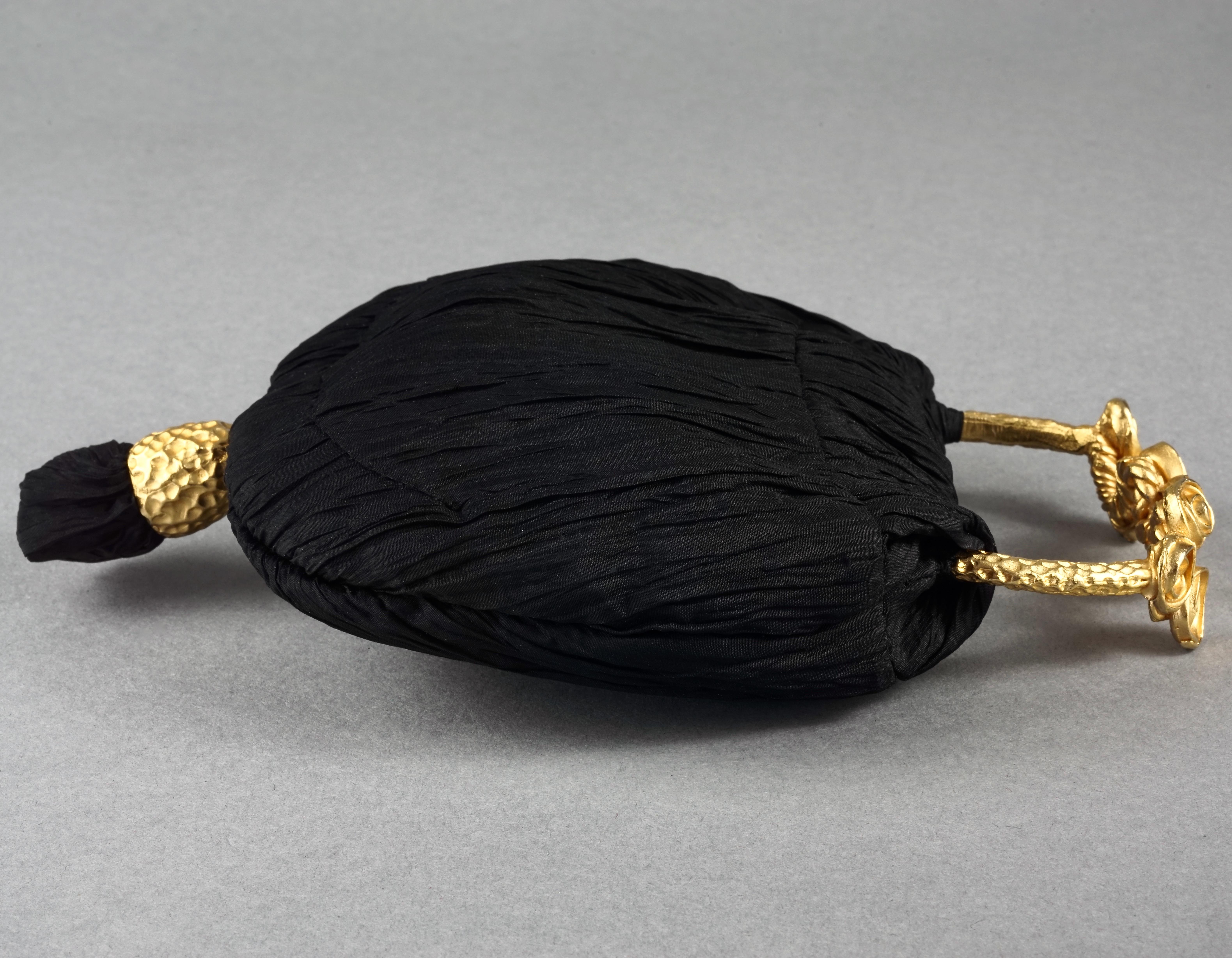 Bolso Vintage NANCY BACICH Plisado Estilizado Pulsera 2