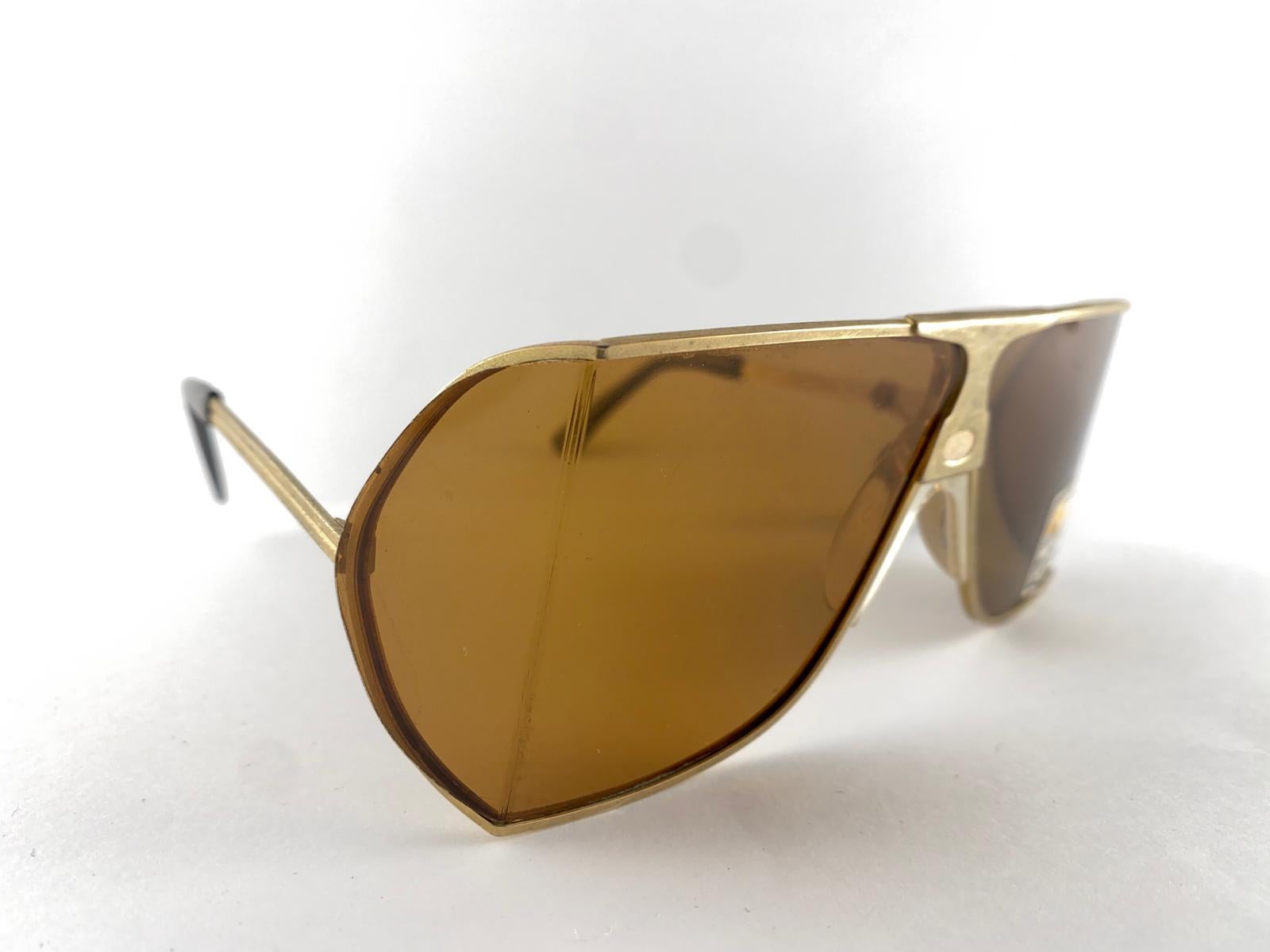 Vintage Nannini Design Wrap Around 1980'S Sunglasses For Sale 1