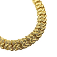 Vintage Napier Chunky Weave Collar 1980s