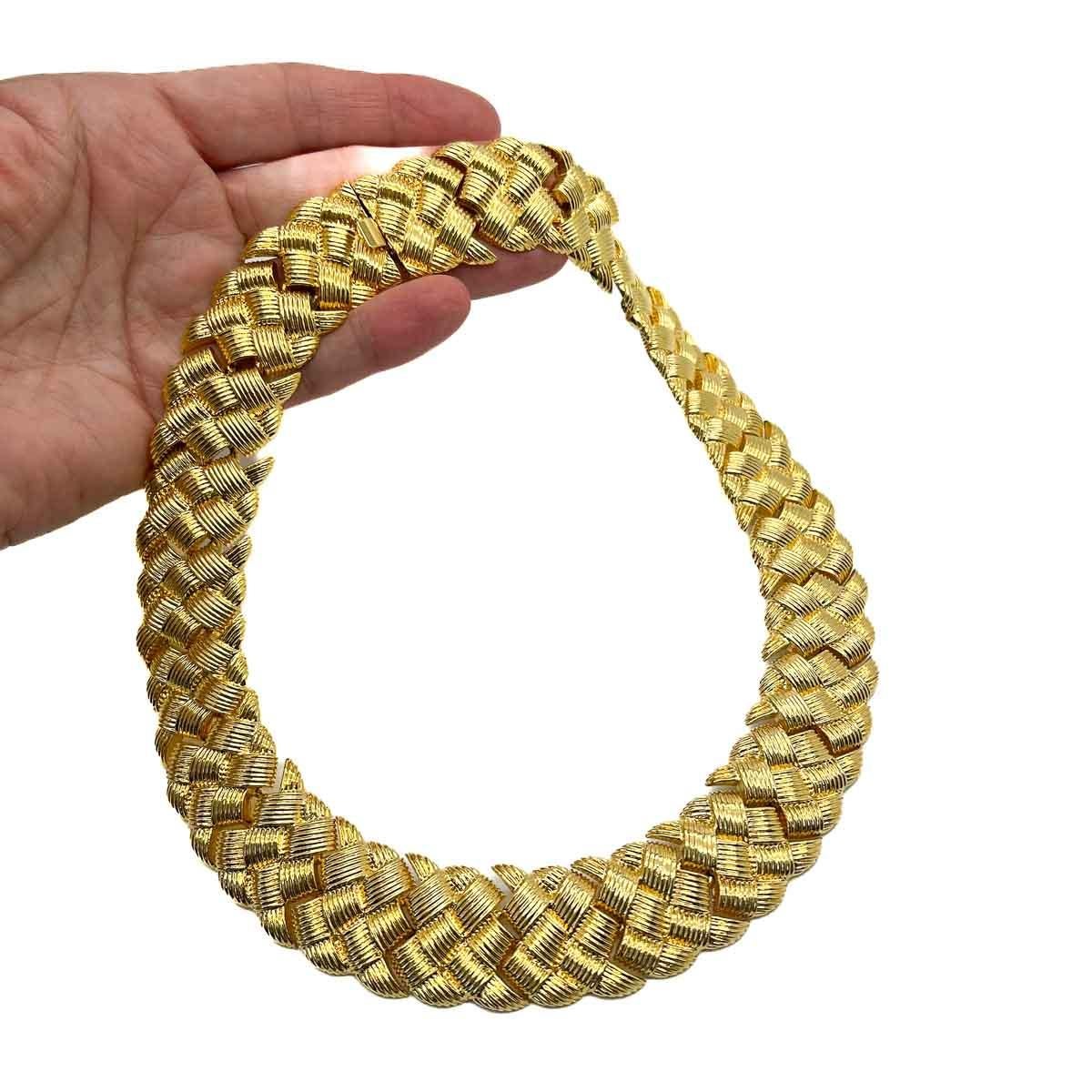 Collar Napier Chunky Weave Vintage Años 80 en Bueno estado para la venta en Wilmslow, GB