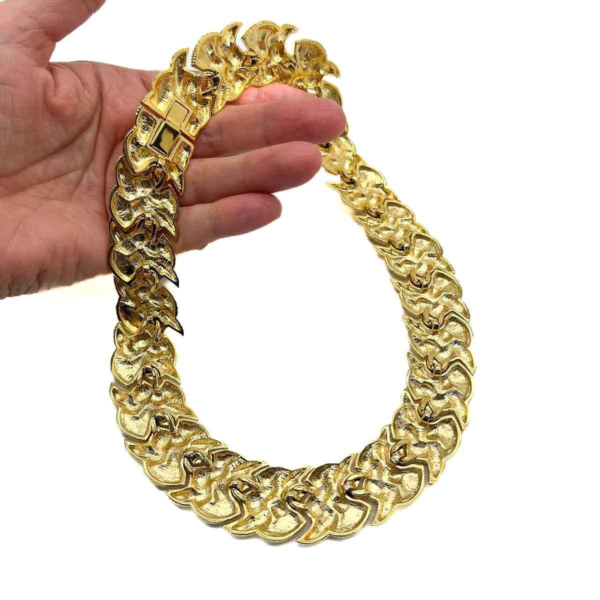Collar Napier Chunky Weave Vintage Años 80 en venta 1