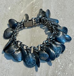 Vintage Napier Eugene Bertolli Clam Shell Bracelet