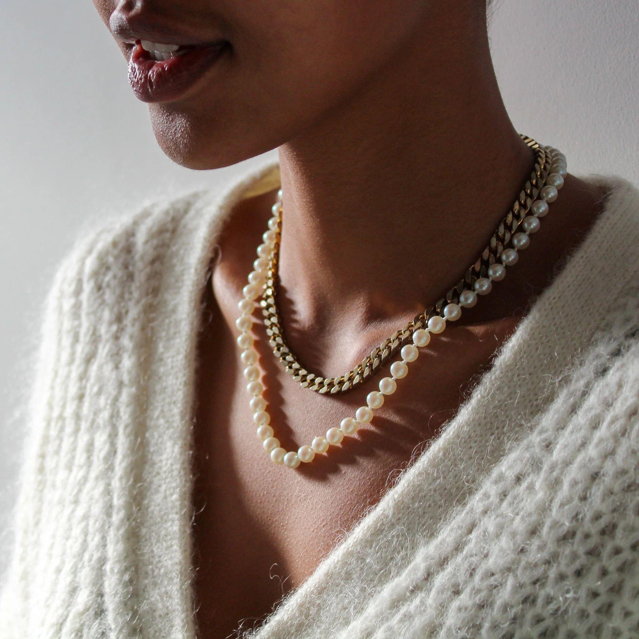vintage napier pearl necklace