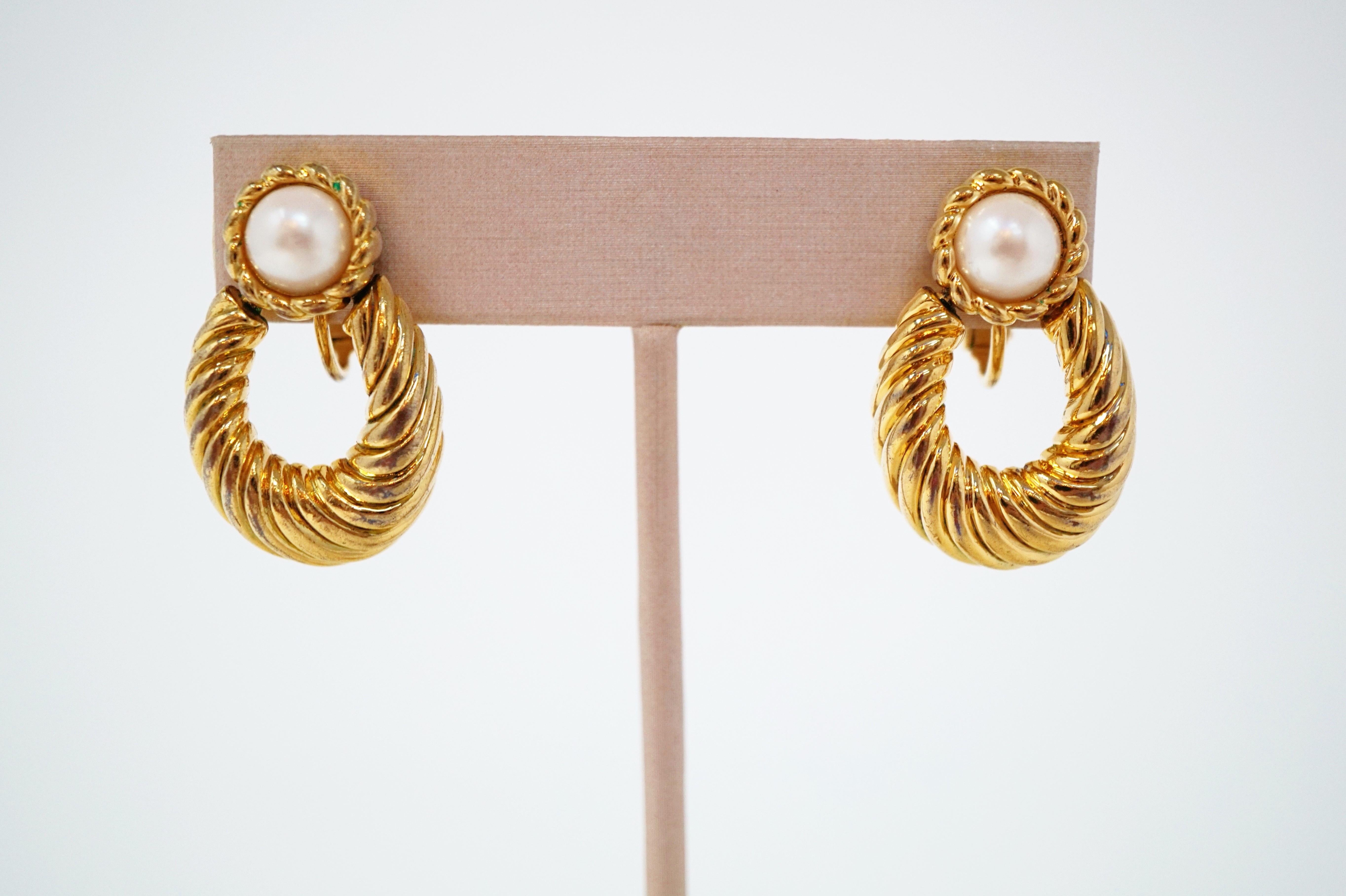 vintage napier earrings