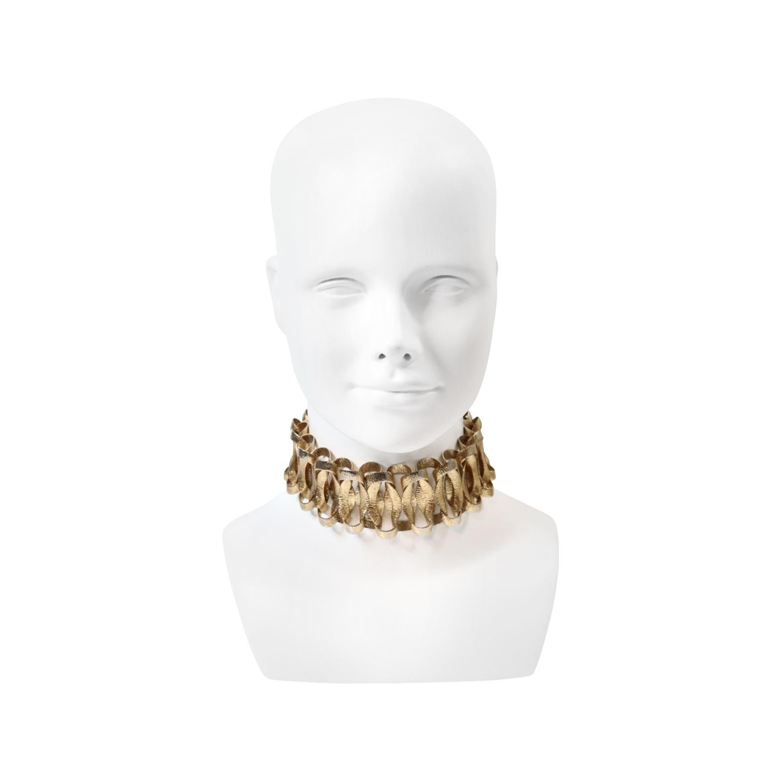 vintage napier gold necklace