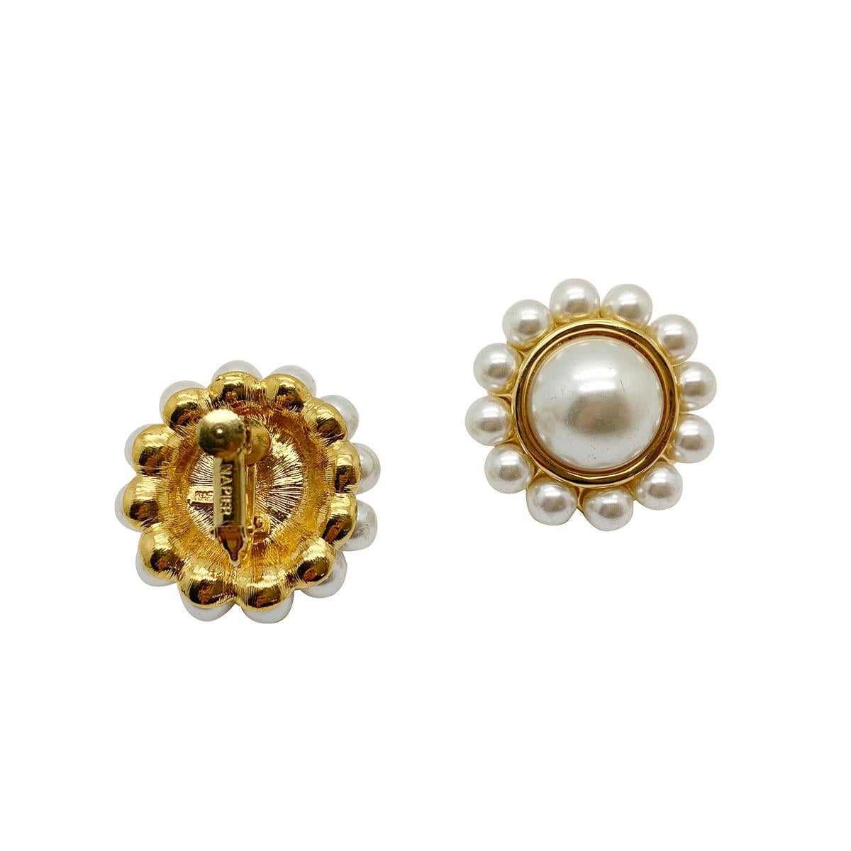 napier pearl earrings