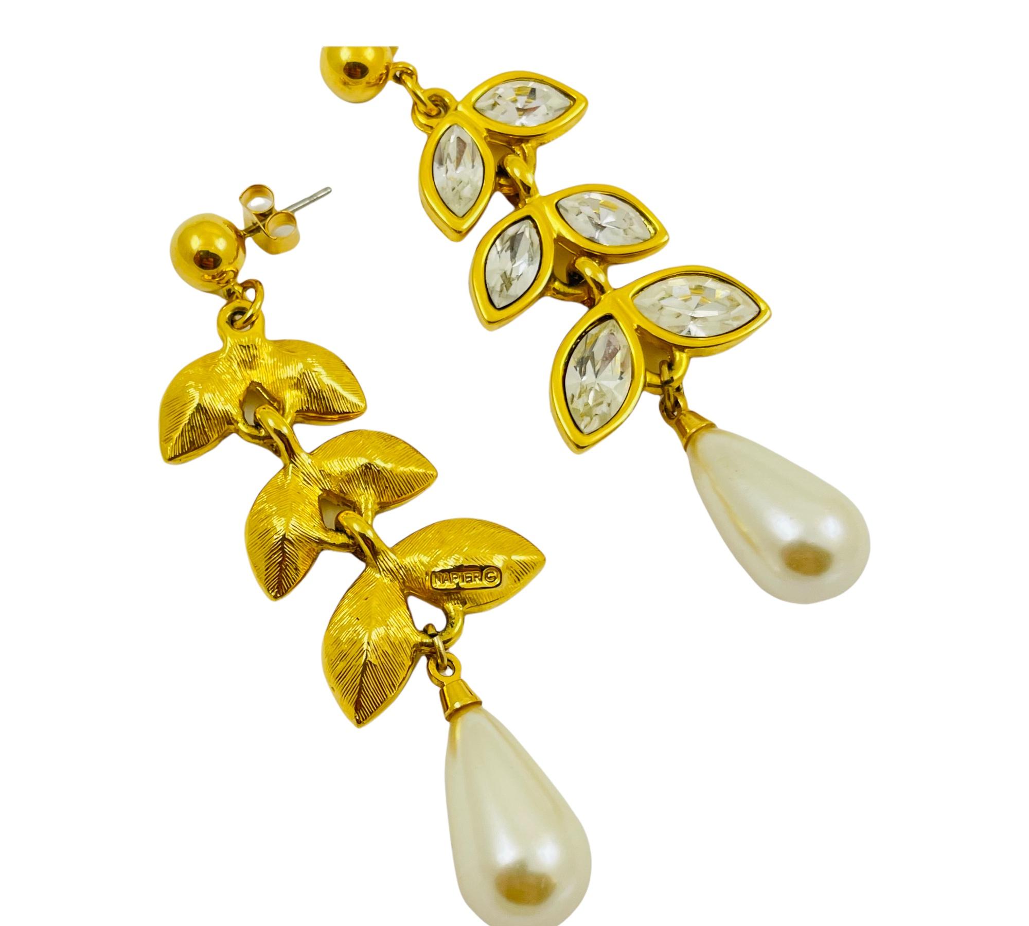 napier earrings vintage