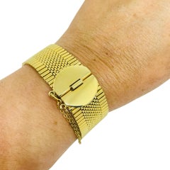 Vintage NAPIER signed plated designer bracelet