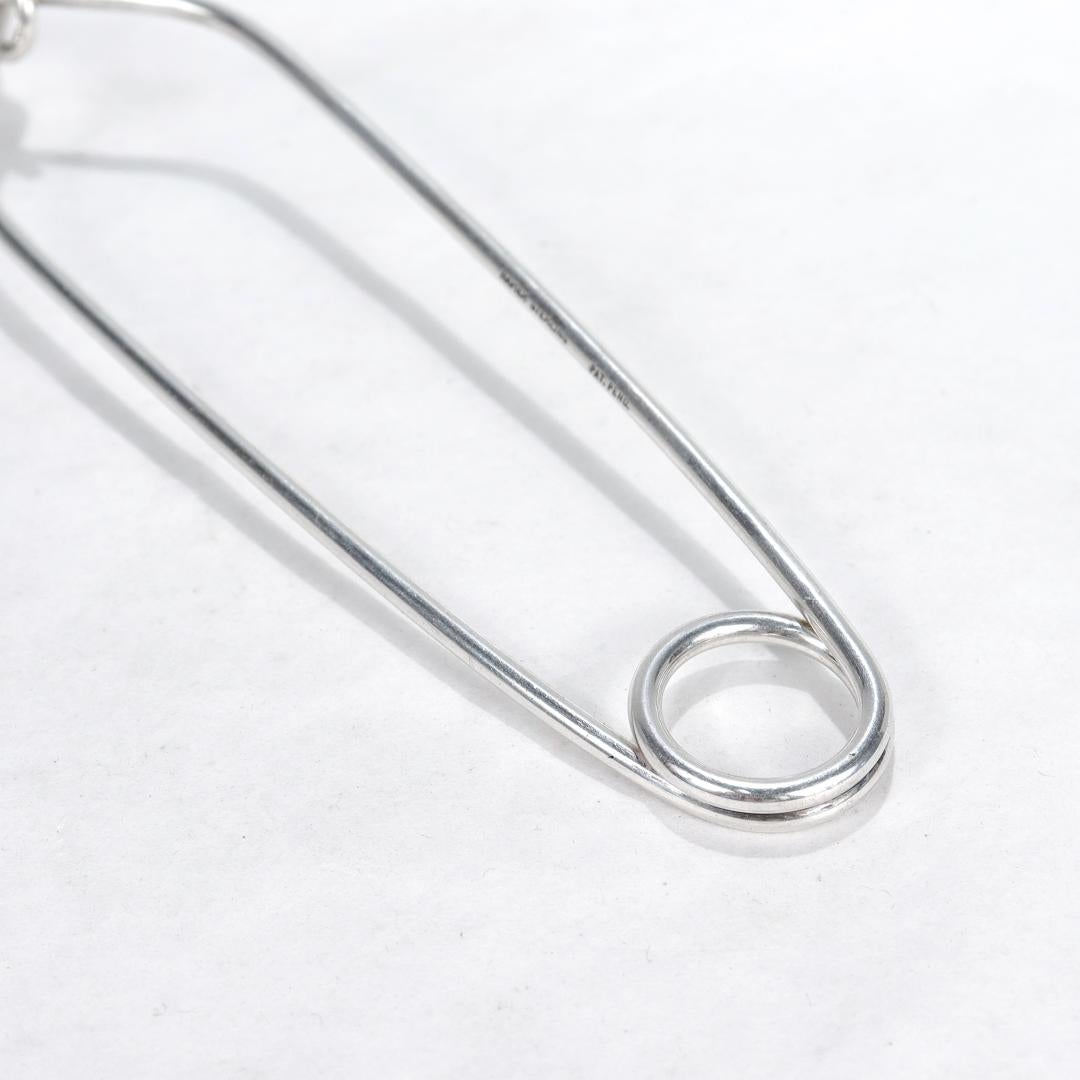 Pinze per cubetti di ghiaccio d'epoca Napier in argento sterling in vendita 8