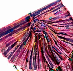Collection Vintage Narda : tapisserie murale philippine en fibres tissées à la main