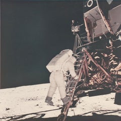 Vintage NASA Photograph of the Apollo 11 Moon Landing
