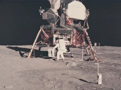 Vintage NASA Photograph of the Apollo 11 Moon Landing