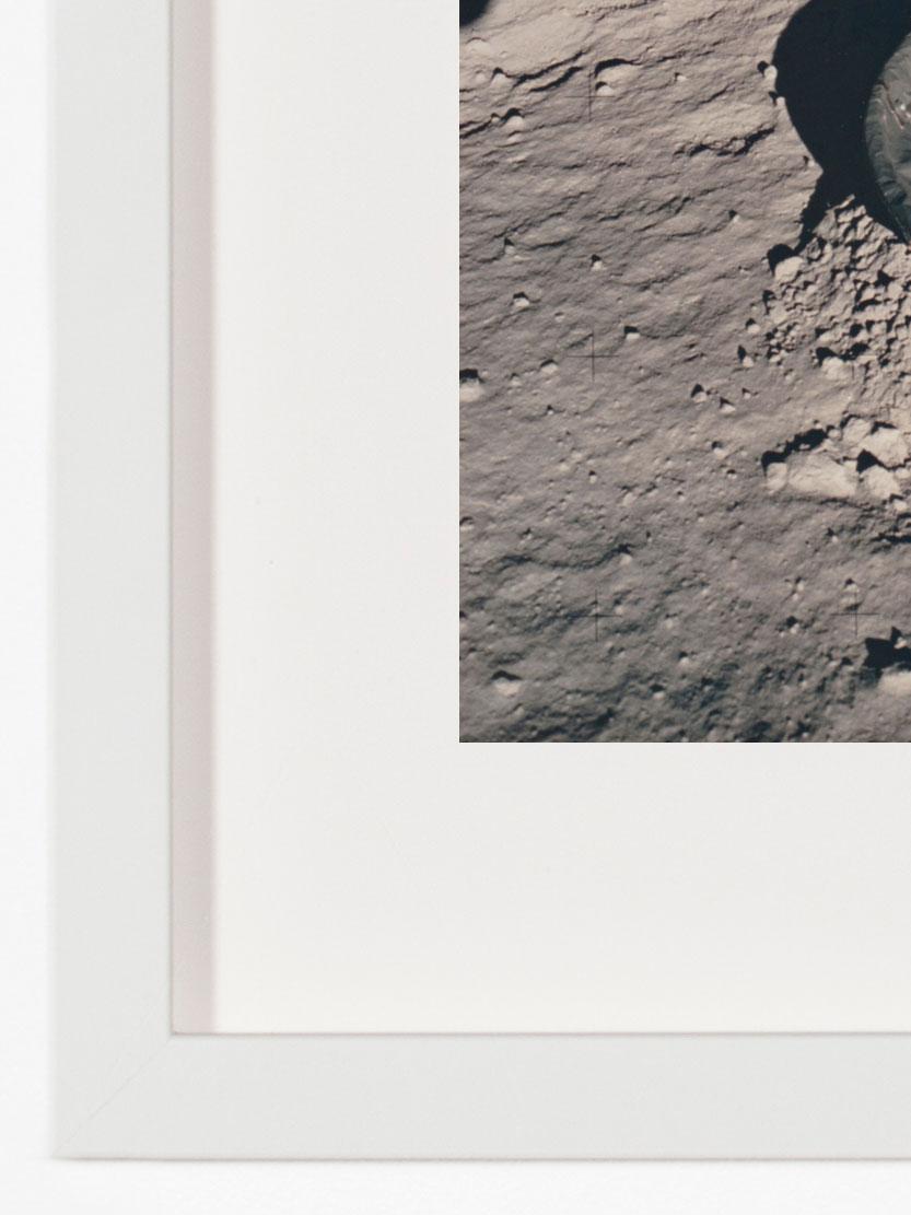 Patrick Parrish is excited to offer an incredible group of original photographs printed by Meisel Photochrome Corporation of Dallas circa 1970, shortly after the Apollo 11 Mission. Meisel was the official photo contractor for NASA and processed all