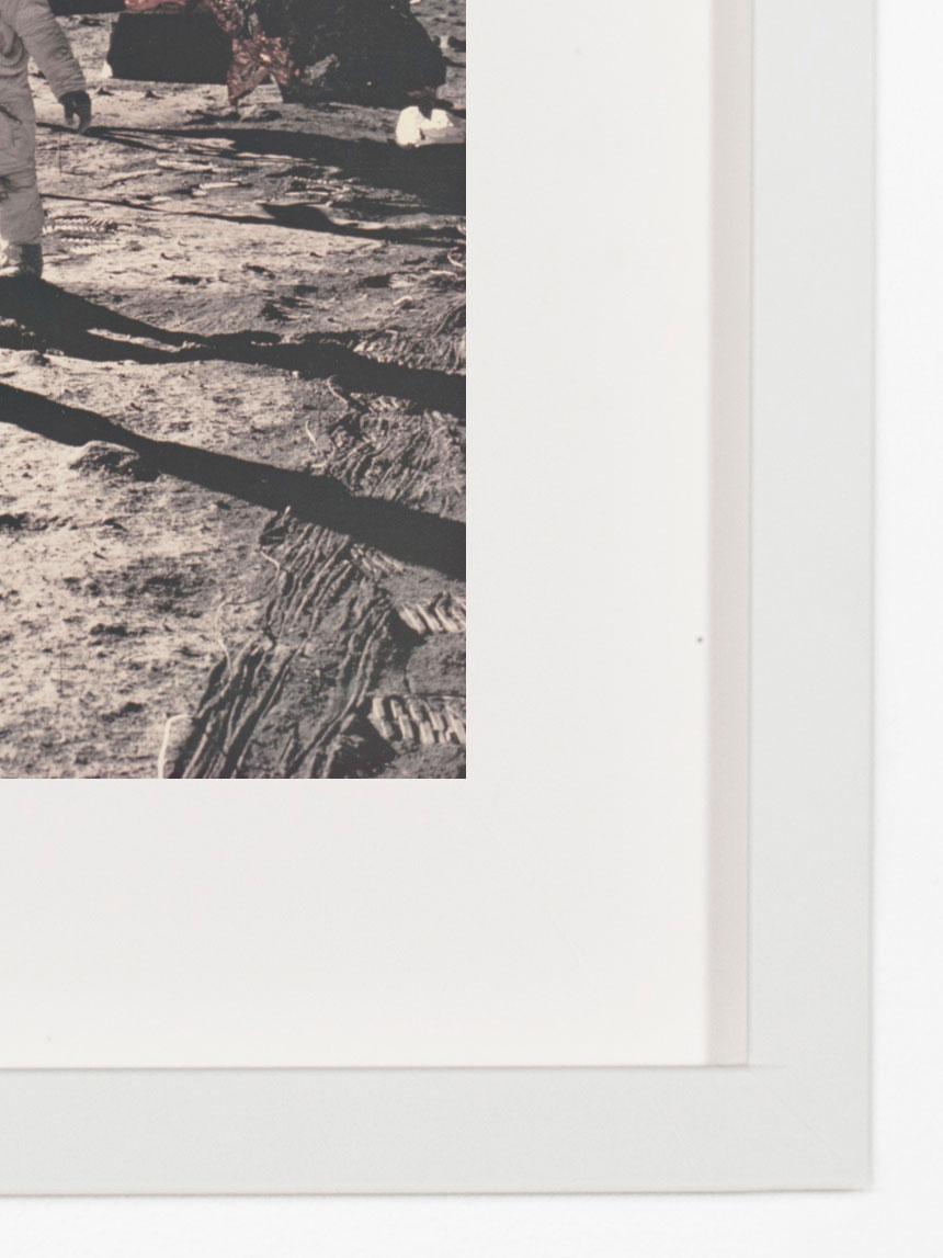 Fotografía antigua de la NASA del alunizaje del Apolo 11 Estadounidense en venta