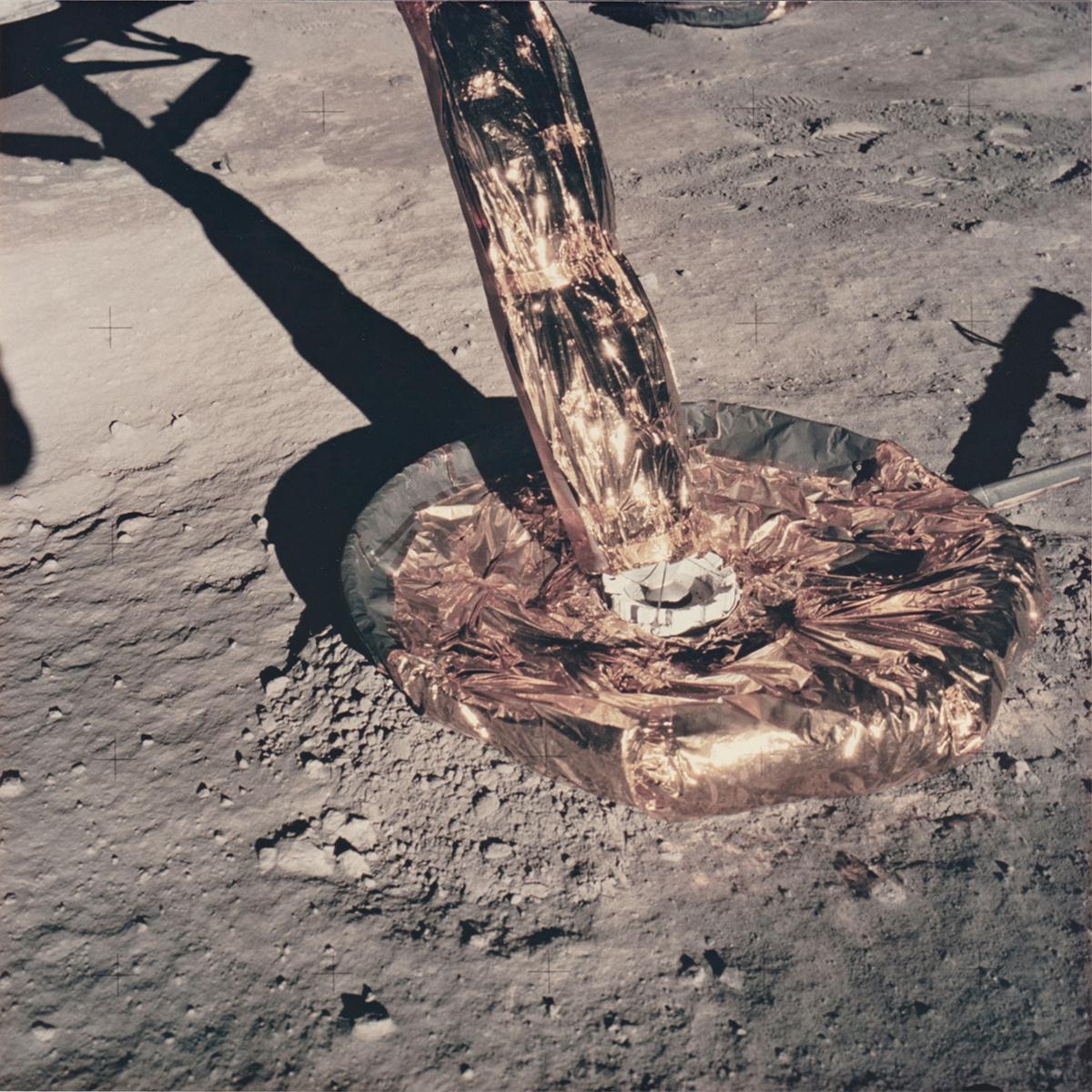 American Vintage NASA Photograph of the Apollo 11 Moon Landing For Sale